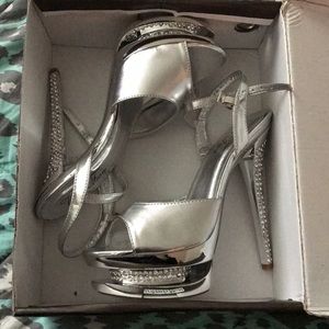 Brand new rhinestone heels